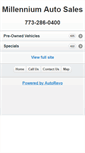 Mobile Screenshot of millenniumauto.us
